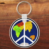 Weltfrieden Schlüsselanhänger (Vorderseite)
