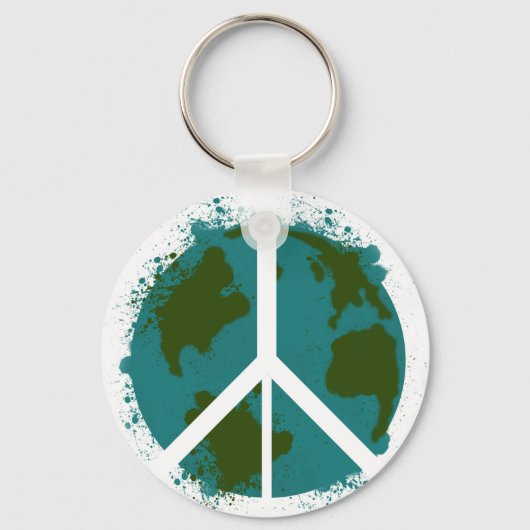 Weltfrieden Schlüsselanhänger (Vorderseite)