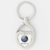 Weltfrieden Schlüsselanhänger (Vorderseite)