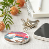 Weltfrieden Schlüsselanhänger (Seite)