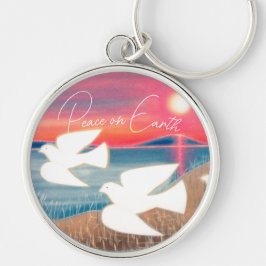 Weltfrieden Schlüsselanhänger