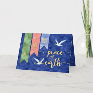 Weltfrieden Segeln Urlaub BIG Foto Feiertagskarte