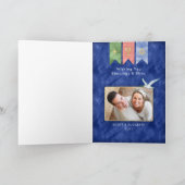 Weltfrieden| Segen Urlaub Gruß Foto Feiertagskarte (Innenseite)