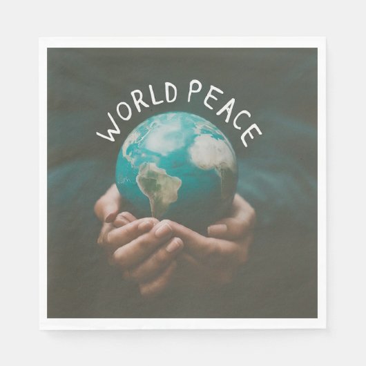 Weltfrieden Serviette (Vorderseite)
