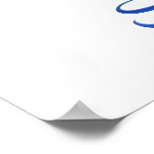 Weltfrieden Shalom Poster (Ecke)