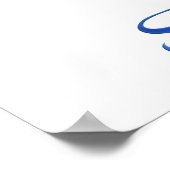 Weltfrieden Shalom Poster (Ecke)