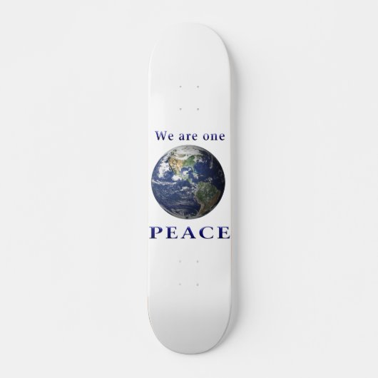 Weltfrieden Skateboard (Vorne)