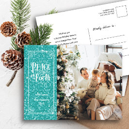 Weltfrieden Sparkling Blue Glitzer Weihnachten