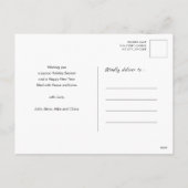 Weltfrieden Sparkling Roter Glitzer Weihnachten (Rückseite)