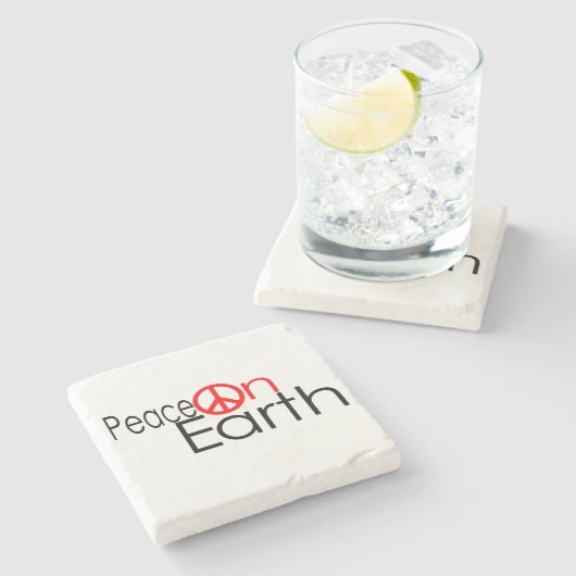 Weltfrieden Steinuntersetzer (Seitenansicht)