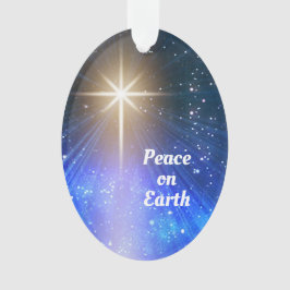 Weltfrieden, Stern von Bethlehem Weihnachten Ornament