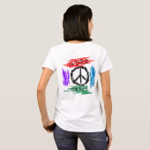 Weltfrieden T-Shirt (Schwarz voll)