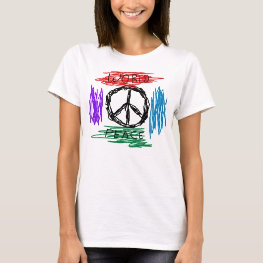 Weltfrieden T-Shirt (Vorderseite)