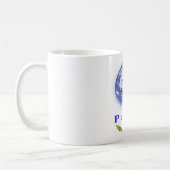 Weltfrieden T - Shirt Kaffeetasse (Links)