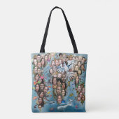 Weltfrieden Tasche (Rückseite)