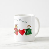 Weltfrieden-Tasse Kaffeetasse (VorderseiteRechts)