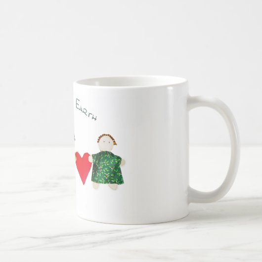 Weltfrieden-Tasse Kaffeetasse (Rechts)