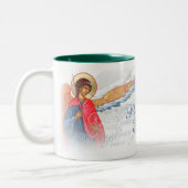 "Weltfrieden" Tasse mit Engeln (Links)