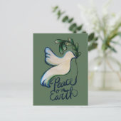 Weltfrieden taub der Hoffnung friedliche Kunst Postkarte (Stehend Vorderseite)