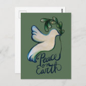 Weltfrieden taub der Hoffnung friedliche Kunst Postkarte (Vorne/Hinten)