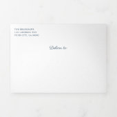 Weltfrieden-Taube auf Friedenszeichen-Kranz Dreifach Gefaltete Ankündigung (Cover)