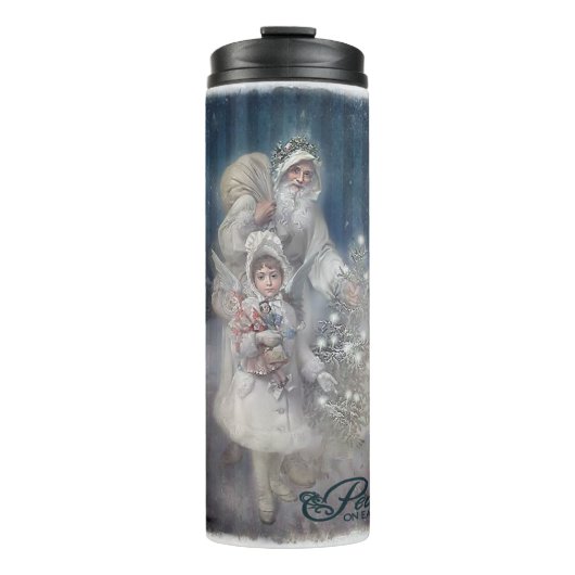 Weltfrieden Thermosbecher (Vorderseite)