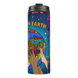 Weltfrieden Thermosbecher