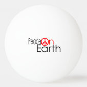 Weltfrieden Tischtennisball (Vorderseite)