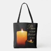 Weltfrieden Tote Bag Tasche (Rückseite)