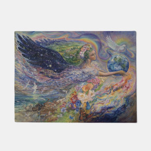 Weltfrieden-Tür-Matte Fußmatte