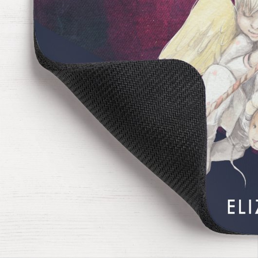 Weltfrieden und guter Wille zum allumfassenden Hir Mousepad (Ecke)