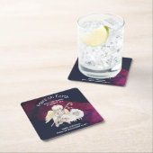 Weltfrieden und guter Wille zum allumfassenden Hir Rechteckiger Pappuntersetzer (Vor Ort)