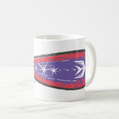 "Weltfrieden… und während des Raumes" Tasse (VorderseiteRechts)