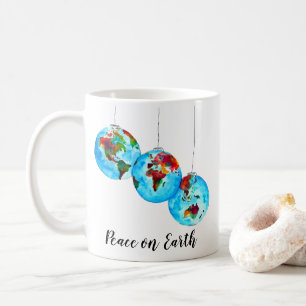 Weltfrieden Urlaub Geschenk Weihnachten Kaffeetasse