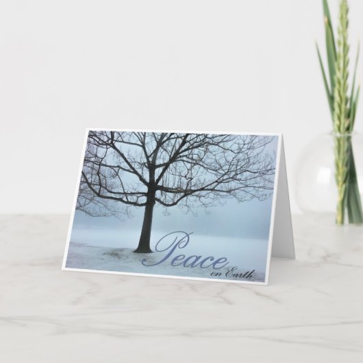 Weltfrieden Urlaubskarte (Vorderseite)