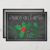 Weltfrieden Urlaubskarte | Imitate Feiertagskarte (Vorne/Hinten)