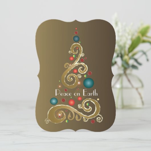 WELTFRIEDEN VI FEIERTAGSKARTE (Stehend Vorderseite)