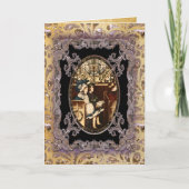 Weltfrieden Viktorianisch Feiertagskarte (Vorderseite)