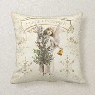 Weltfrieden Vintag Angel Throw Kissen