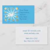 Weltfrieden Visitenkarte (Vorne/Hinten)