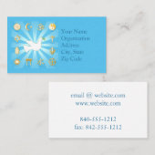 Weltfrieden Visitenkarte (Vorne/Hinten)