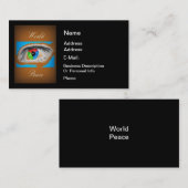 WELTFRIEDEN VISITENKARTE (Vorne/Hinten)