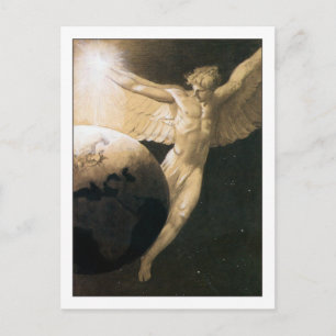 Weltfrieden von Sascha Schneider Postkarte