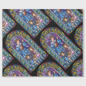 Weltfrieden Vorrasaelitfarbenes Glas Geschenkpapier (Flach)