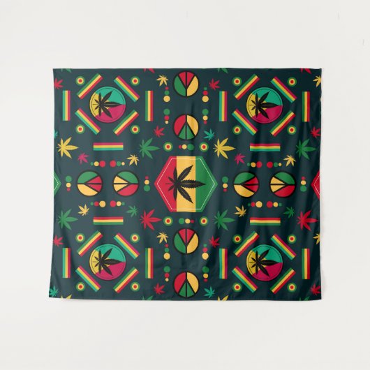 Weltfrieden Wandteppich (Vorderseite (Horizontal))