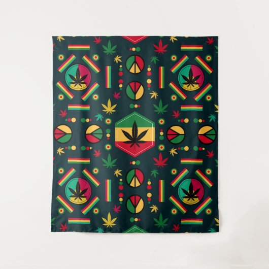 Weltfrieden Wandteppich (Vorderseite)