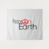 Weltfrieden Wandteppich (Vorderseite (Horizontal))