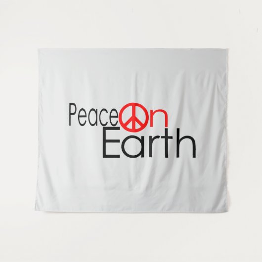 Weltfrieden Wandteppich (Vorderseite (Horizontal))