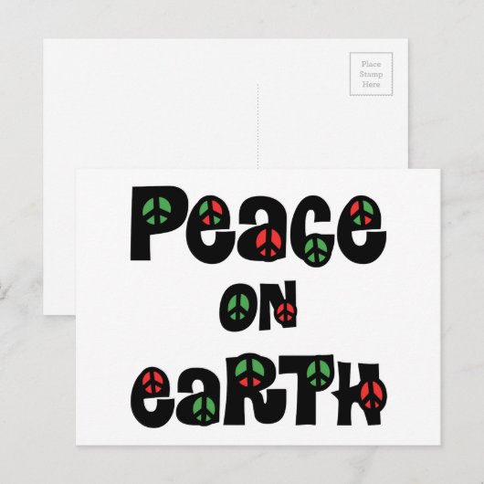 Weltfrieden Weihnachten (Vorne/Hinten)