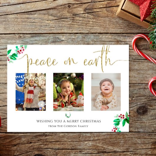 Weltfrieden Weihnachten 3 Foto Kranz